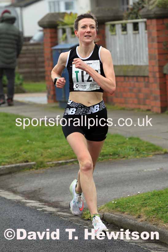 Senior womens 6 Stage 2023 Northern Mens 12 stage and Womens 6 Stage Relays and Young Athletes, Redcar. Photo: David T. Hewitson/Sports for All Pics